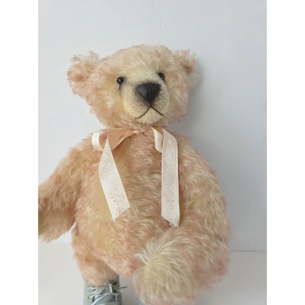 Artist Teddy Bear Karen Conradi pink white bear 12
